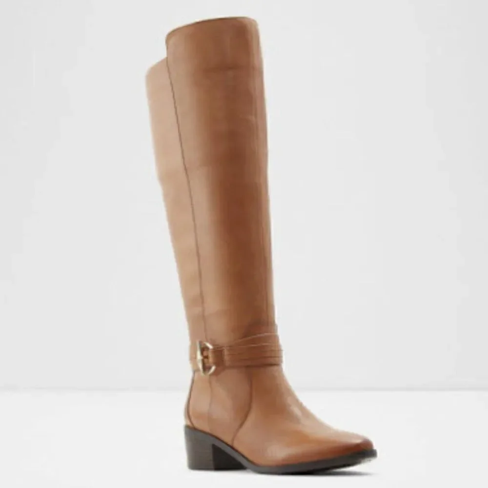 Aldo ‘Amby’ Knee-high Boot – Block Heel - Sz 8.5